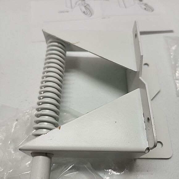 4 Inch Gate Wheel Gate Caster Kit with Spring Loaded for Wooden Fences, Heavy Du - Picture 12 of 13